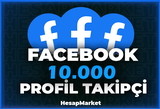 10000 ⭐ FACEBOOK ⭐ PROFİL TAKİPÇİ