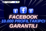 10.000 Facebook Takipçi |GARANTILI + HIZLI|