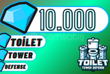 ⭐️ 10.000 Gem TTD - Toilet Tower Defense ⭐️