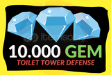 ⭐️ 10.000 Gem TTD - Toilet Tower Defense ⭐️