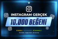 10.000 Gerçek Beğeni - Garantili - Instagram