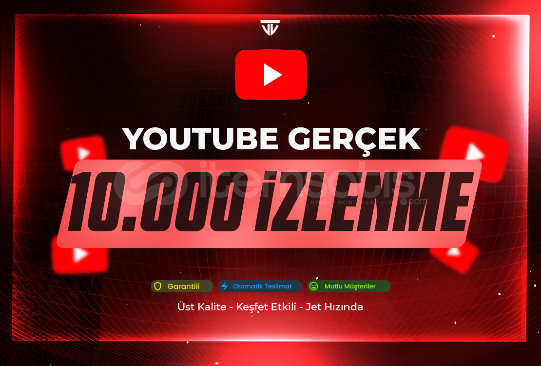 10.000 Gerçek İzlenme | Garantili - YouTube 10.000 Gerçek İzlenme | Garantili - YouTube