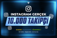 10.000 Gerçek Takipçi | Garantili - Instagram