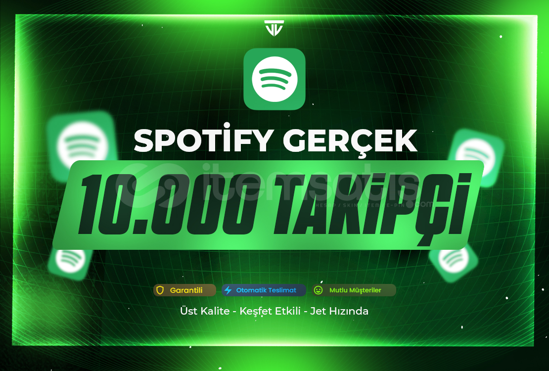 10.000 Gerçek Takipçi | Garantili - Spotify 10.000 Gerçek Takipçi | Garantili - Spotify