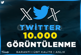 10.000 Görüntülenme Twitter | Garanti