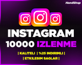 ⭐[GARANTİLİ] 10000 INSTAGRAM GERÇEK İZLENME⭐