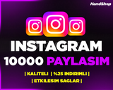 ⭐[GARANTİLİ] 10000 INSTAGRAM GERÇEK PAYLAŞIM⭐