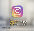 10.000 Instagram Takipçi 365 Gün Garantili