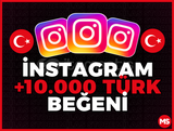 +10000 Instagram TÜRK Beğeni / Garantili