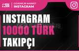 10000 İnstagram Türk Takipçi