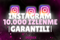 10.000 İZLENME GARANTİLİ - INSTAGRAM