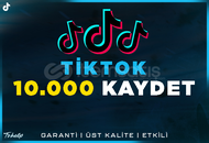 10.000 Kaydetme TikTok | Garanti | #1