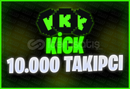 10.000 Kick Takipçi | ANLIK | Piyasada Tek!