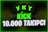10.000 Kick Takipçi | ANLIK | Piyasada Tek!