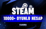 ⭐+10.000 Oyun Garantili Steam Hesap⭐