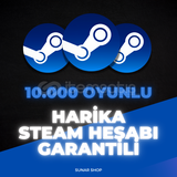 10.000 Oyunlu Mükemmel Steam Hesap + Garanti!