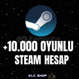 ✅10.000 OYUNLU STEAM HESABI 