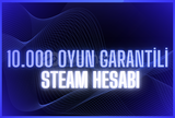 10.000 OYUNLU STEAM HESABI + GARANTİ