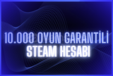 10.000 OYUNLU STEAM HESABI + GARANTİ