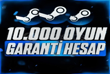 ⭐+10.000 OYUNLU STEAM HESABI | OTO TESLİM ⭐