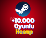 +10000 Oyunlu Steam Hesap