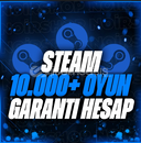 ⭐10.000 Oyunlu Steam Hesap Oto Teslim⭐
