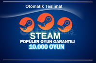 ⭐10.000 OYUNLU STEAM [Popüler Oyun]⭐