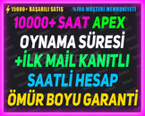 ⭐️10000+ SAAT APEX LEGENDS❤️+İLK MAİL❤️