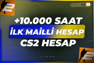 ⭐️10000+ SAAT CS2 STEAM HESABI⭐️+İLK MAİL