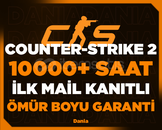 ☢️10000+ SAAT CS2 STEAM HESABI☢️İLK MAİL