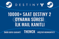 ⭐️10000+ SAAT DESTİNY 2❤️+İLK MAİL❤️