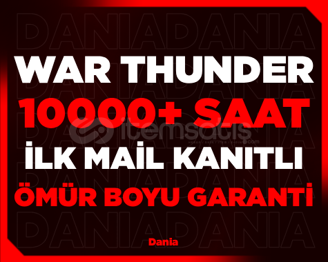 ⭐10000+ SAAT WAR THUNDER⭐İLK MAİL ⭐10000+ SAAT WAR THUNDER⭐İLK MAİL