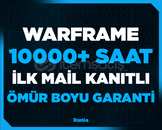 ⭐10000+ SAAT WARFRAME⭐İLK MAİL