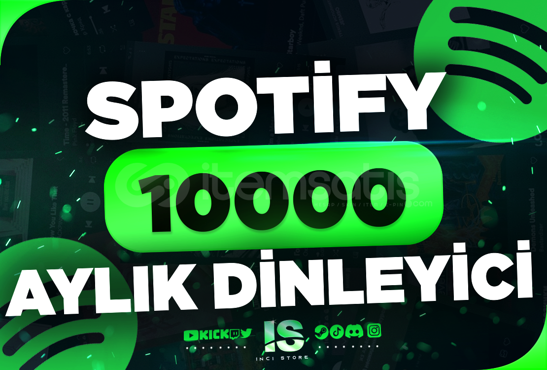 10000 Spotify Aylık Dinleyici 10000 Spotify Aylık Dinleyici