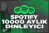 10000 Spotify Aylık Dinleyicisi