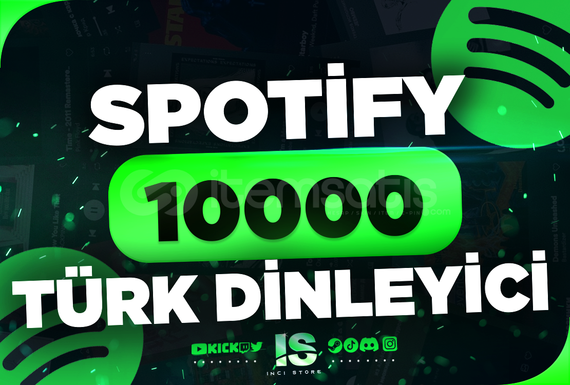 10000 Spotify Aylık Türk Dinleyici 10000 Spotify Aylık Türk Dinleyici
