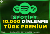 10.000 Spotify Türk Premium Dinlenme | #1