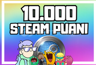 ⭐️ 10.000 STEAM PUANI + GARANTİ ⭐️ ⭐️ 10.000 STEAM PUANI + GARANTİ ⭐️