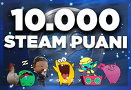 ⭐️ 10.000 STEAM PUANI + GARANTİ ⭐️