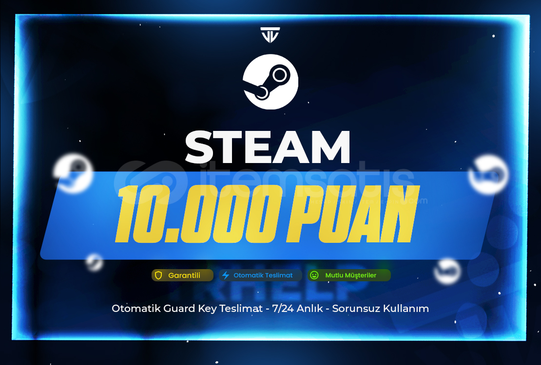 10.000 Steam Puanı | Hızlı - Garanti 10.000 Steam Puanı | Hızlı - Garanti
