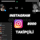 8000 Takipçi Instagram Hesabı Sahibinden 8k