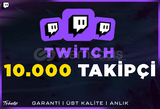 10.000 Takipçi Twitch | Garanti | #1