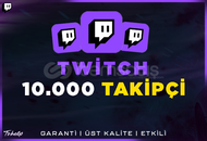 10.000 Takipçi Twitch | Garanti | #1
