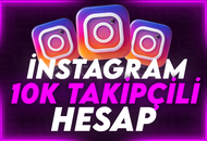 10.000 TAKİPÇİLİ İNSTAGRAM HESABI [ GARANTİLİ ]