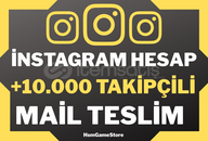 ⭐+10.000 TAKİPÇİLİ - İNSTAGRAM HESAP⭐MAİLLİ⭐