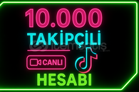 10.000 Takipçili Uygun Fiyatlı TikTok hesapları
