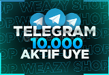 10.000 Telegram Aktif Üye YÜKSEK KALİTE
