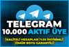 ⭐[GARANTİLİ] 10000 TELEGRAM GERÇEK AKTİF ÜYE⭐