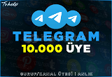 10.000 TELEGRAM GERÇEK ÜYE | GARANTİ | ANLIK