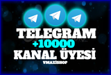 ⭐ 10000 Telegram Kanal Üyesi